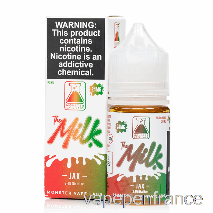 Jax - Les Sels De Lait - Stylo Vape 30 Ml 48 Mg